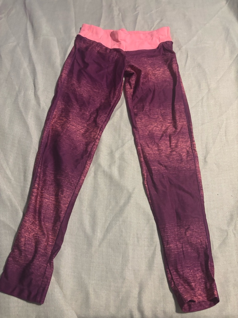 Women' Pink and Purple Active Leggings